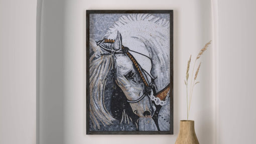 Horse Stone mosaic