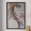 Suspense Woman Art Mosaic